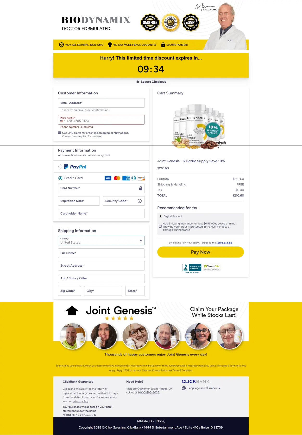 Joint Genesis-Secure-Checkout